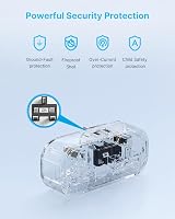 VINTAR Double Plug Adaptor UK 5 in 1 USB C USB A 13A 3 Pin Socket 2 Outlets view 6