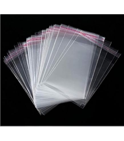 DecorBess Bolsas De Celofán Transparentes Autoadhesivas De 9 X 12 Pulgadas 100 Bolsas Adhesivas De Celofan Para Ropa Bolsas De Vidrio Opp