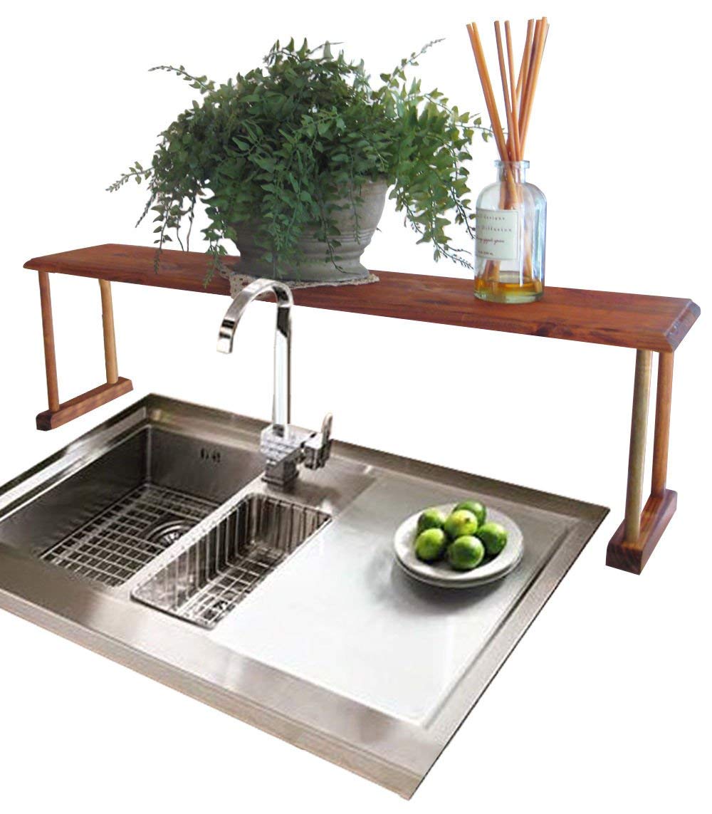 Best over the kitchen sink shelf for high faucet