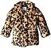 The Children's Place Little Girls' Leopard Print Faux-Fur Coat