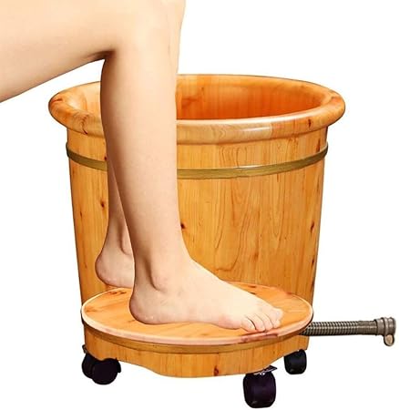 Stopa nasączona stopa spa drewniane wanieny do stóp duże ...