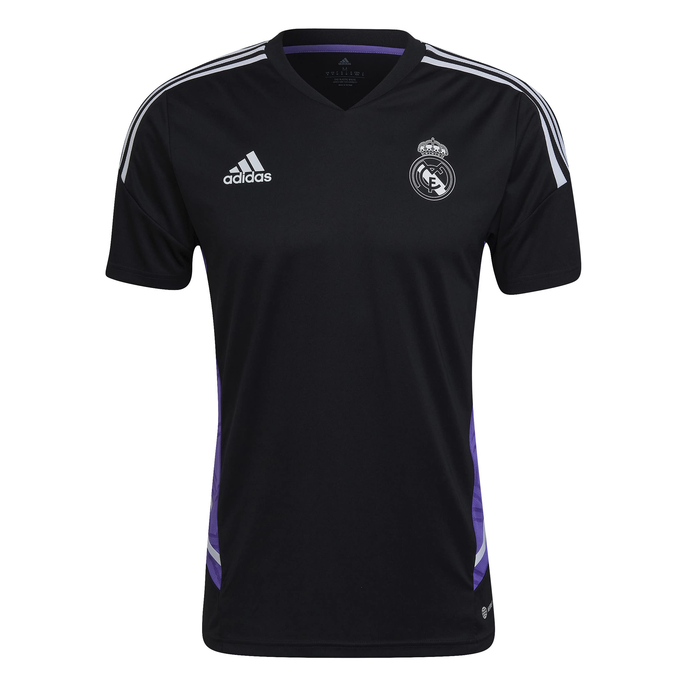 adidas Real Madrid Men's 2022/23 Season Official Jersey, Black, L UK