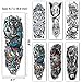 Fake Lion Sleeve Tattoos Stickers, Full Arm Animal Temporary Tattoos Sleeves for Adult Kids Women Makeup, 12-Sheet