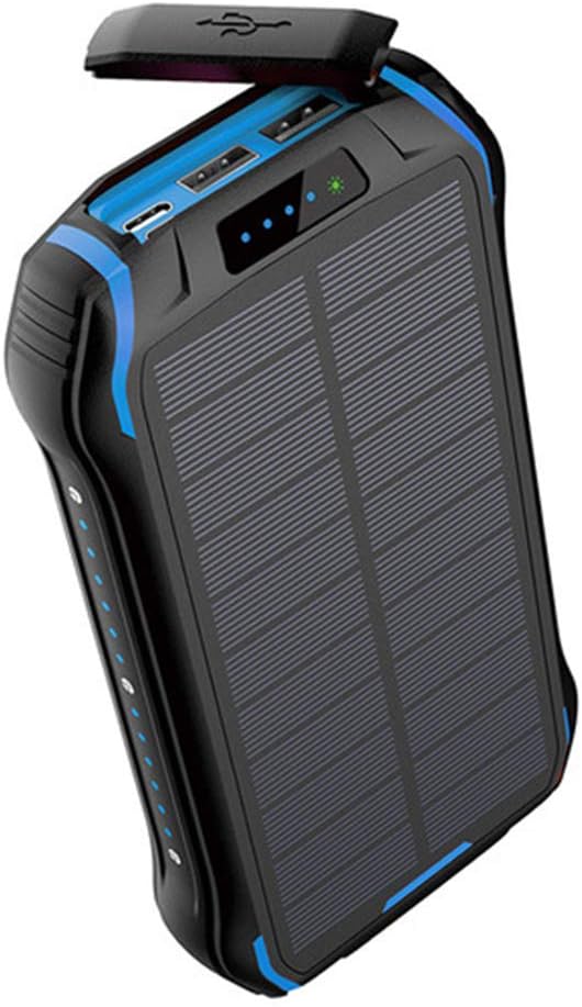 Wireless Charging Treasure - 26800 Mah Solar Emergency Mobile Power IP66 Waterproof Three Interface Output (15W)