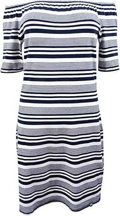 tommy hilfiger off the shoulder dress