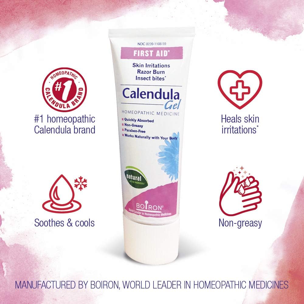 Boiron Calendula Gel, 2.6 Ounce, Topical First Aid Gel: Health & Personal Care