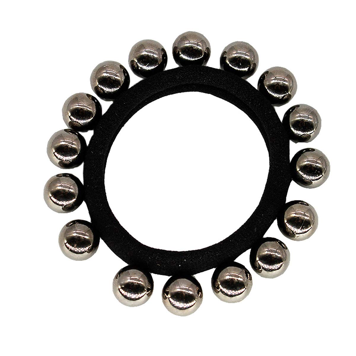 Fodattm 10PCS Women Lady Man-made Pearl Elastic Hair Bands Stretch Hair Ties Seamless Hair Rope Ponytail Holder Hair Accessories (Grey)