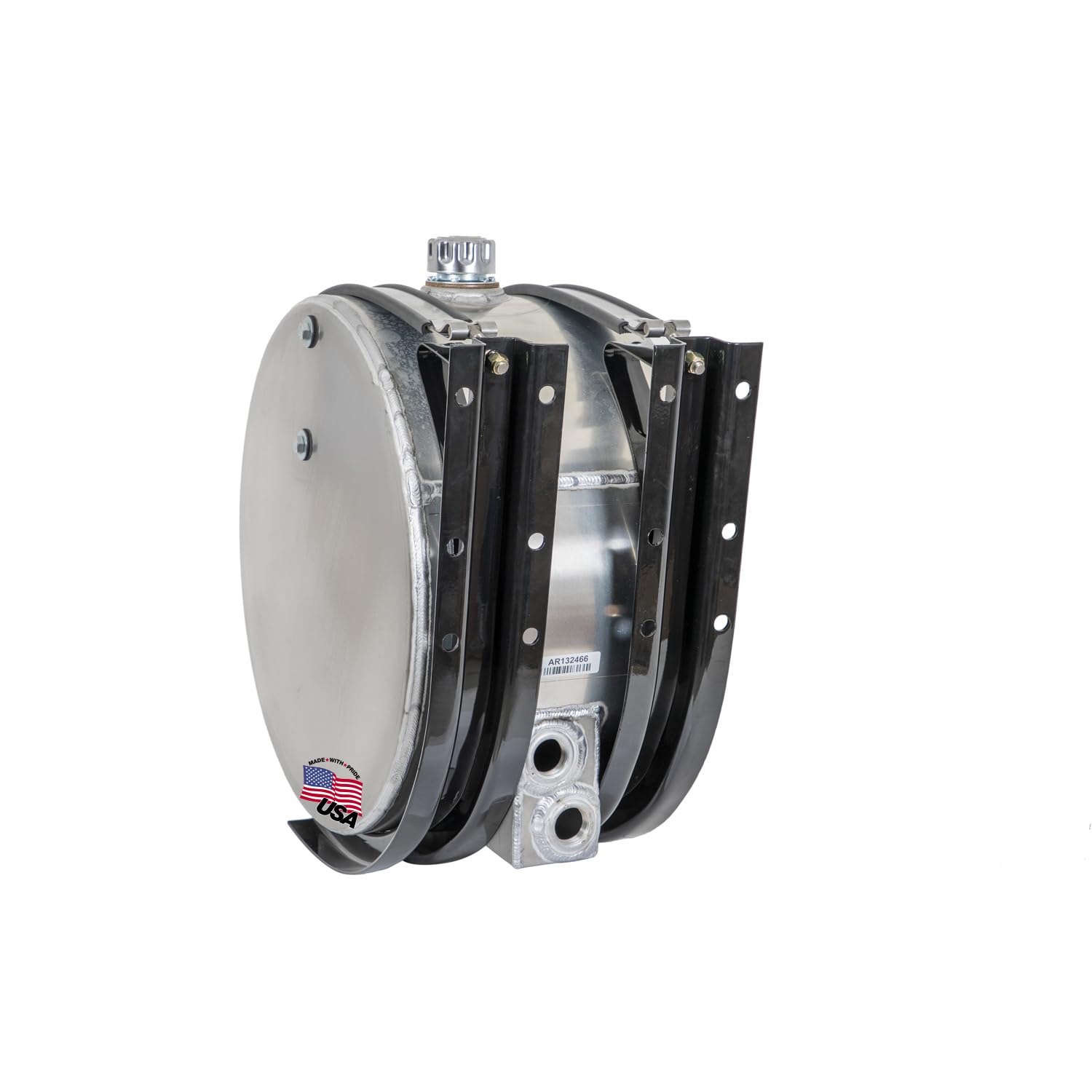 Photo 1 of Buyers Products SMC25AR, 25 Gallon Side Mount Aluminum Hydraulic Reservoir with Dual Rear 2 in. NPT Ports, Magnetic Drain Plug, Mounting Brackets & Straps Included