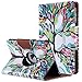 ULAK iPad Mini 2 Case,iPad Mini 3 Case,iPad Mini Case, 360 Degree Rotating Synthetic Leather Case Cover for Apple iPad Mini 1/2/3 with Auto Sleep/Wake Function (Tree Pattern)