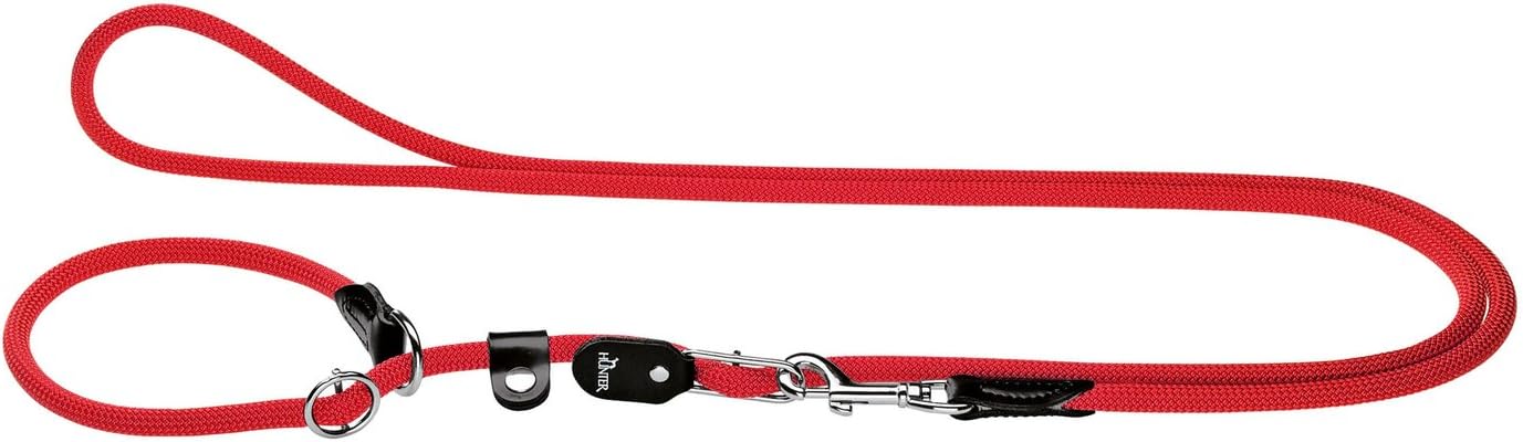 Hunter Freestyle 39106 Retriever Leash 10 / 170, Red, Large - Image 3