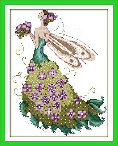 Happy Forever Cross Stitch Figure, flower fairy 7