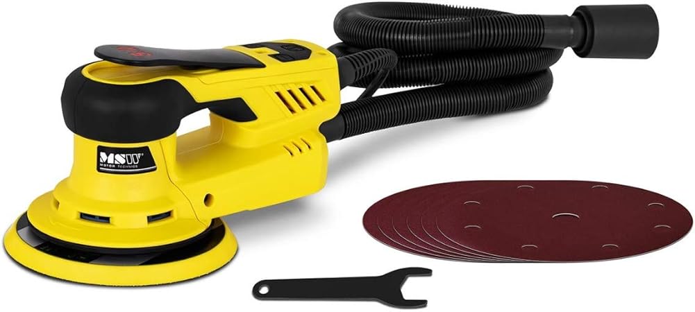 Msw Ponceuse Orbitale Electrique Professionnelle A Bois Metal Voiture Disque 150 Mm Mini Petite Msw Es 350 350 W O 150 Mm 4 000 10 000 Tr Min Interrupteur De Securite 6 Papiers Amazon Fr Bricolage