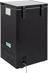 Willow W99CFB 99L Freestanding Chest Freezer Black Garage Safe view 9