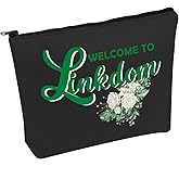 PWHAOO Welcome To Linkdom Cosmetic Bag Links Sorority Inspired Gift Links Greek Sorority Gift (Welcome To Linkdom B)