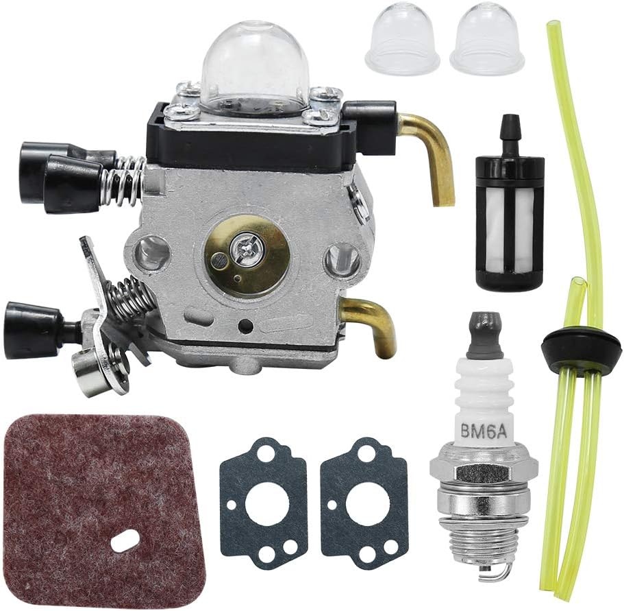 Hoypeyfiy FS38 Carburetor Kit for Stihl FS38 FS45 FS46 FS55 KM55 FS85