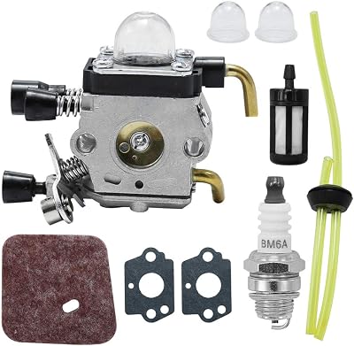 Hoypeyfiy FS38 Carburetor Kit for Stihl FS38 FS45 FS46 FS55 KM55 FS85