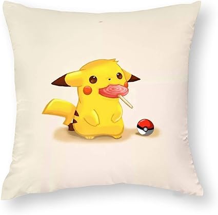 Amazon Nanagoten 抱き枕カバー ピカチュウ 64 抱き枕 かわいい クッションカバー ピローケース 枕カバー まくら 抗菌 柔らかい コットン おしゃれ 背当て飾り 両面 綺麗 お宅 かわいい 萌え ギフト 春夏秋冬 四季 枕カバー 18 18 枕カバー ピローケース