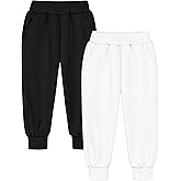 Guicizi Boys Sweatpants Jogger Pants Soft Kids Sweat Athletic Pants with Pockets Drawstring Boys Workout Clothes Size 2-14