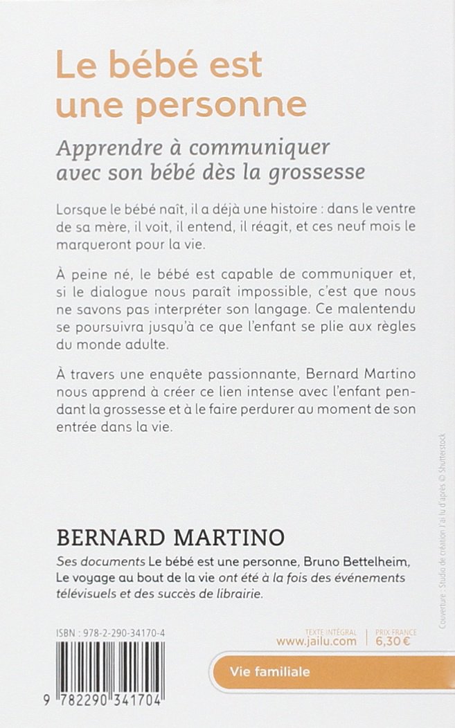 Amazon Com Le Bebe Est Une Personne Vie Familiale French Edition Martino Bernard Libros