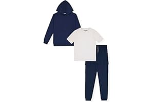 TONY HAWK Boys Jogget Sets for Kids 3 Piece Hoodie Sweatpant and Tee Shirt Clothing Sets