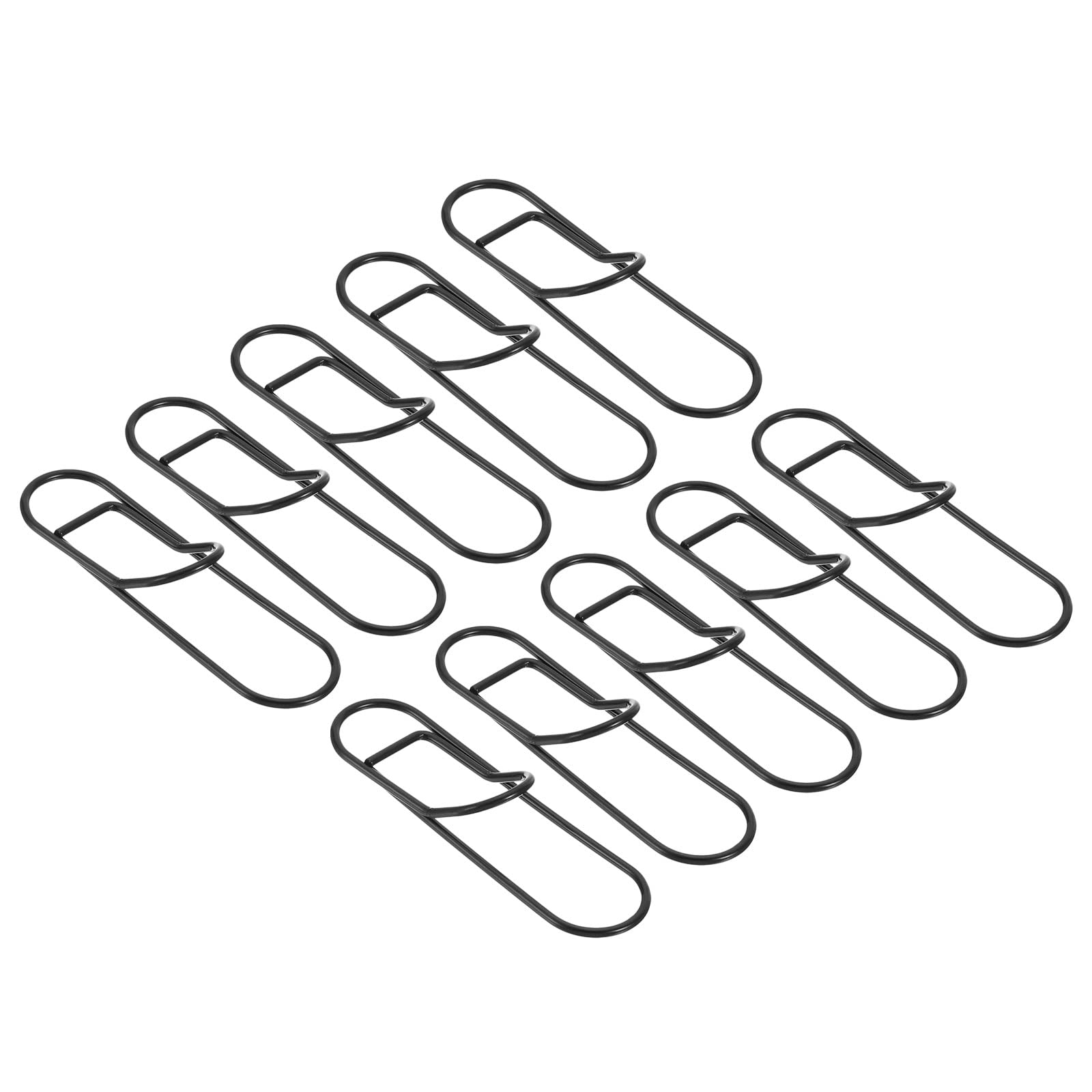 Photo 1 of PATIKIL 2" Metal Pen Clip, 10 Pack Pen Holder Clip Pencil Clip Pen Clip Holder Pen Holder for Notebook Clipboard Book Journal, Black