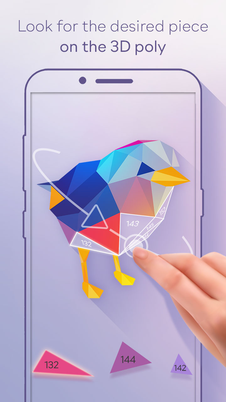 low poly 3d art: paint by number - Thumbnail 5