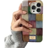 Mainrenka Trendy Aesthetic Cute Colorful iPhone 12 Pro Case Shockproof Design Slim Fit Protective Cover Phone Case with for Women Girls