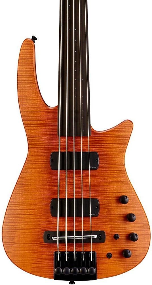 NS CR5-BG-AMS-FL Bass Guitar, Amber Satin, Fretless