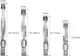 Friusate 8 Pcs Jubilee Clips Stainless Steel Hose Clamps 72-165mm Adjustable view 2