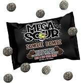 Barnetts Mega Sour Candy Zombie Bombz with a Hot Chilli Twist 104g / 3.7OZ &ndash; Handmade British Hard Sweets &ndash; Extreme Sour Candy Challenge &ndash; Retro Party Bag &amp; Gift Hamper Treats