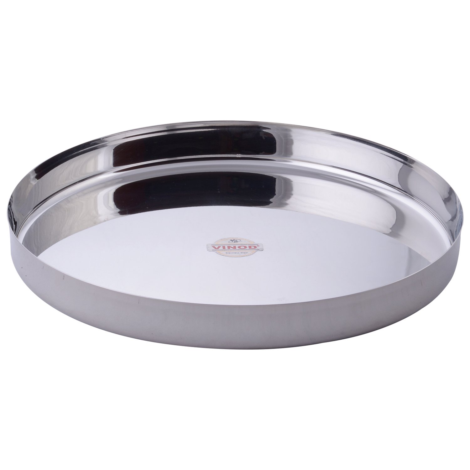 Buy Vinod Khumcha Steel Thali, 2 Piece 