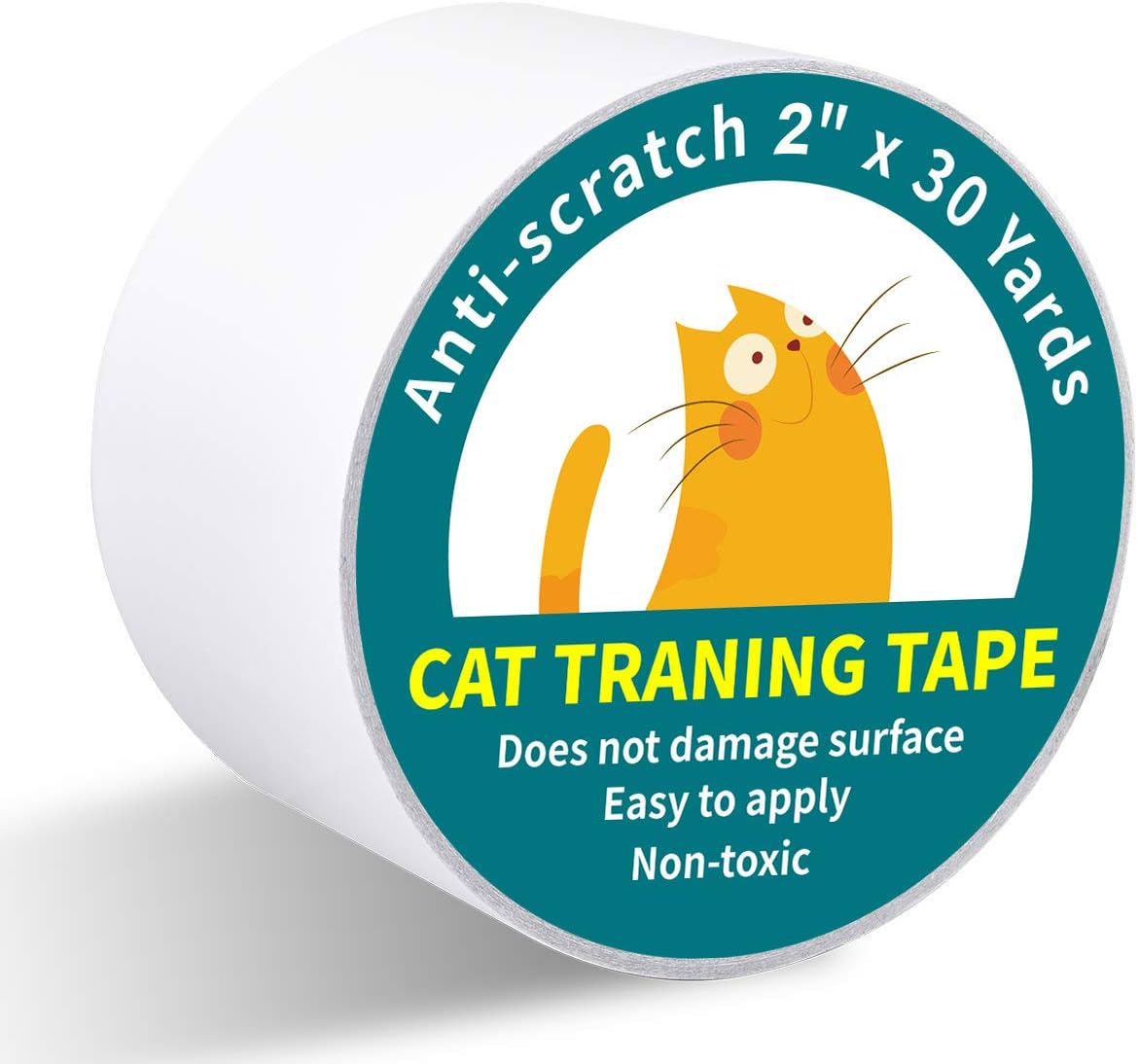 Karaseno Anti Cat Scratch Tape, 2 inches x 30 Yards Cat