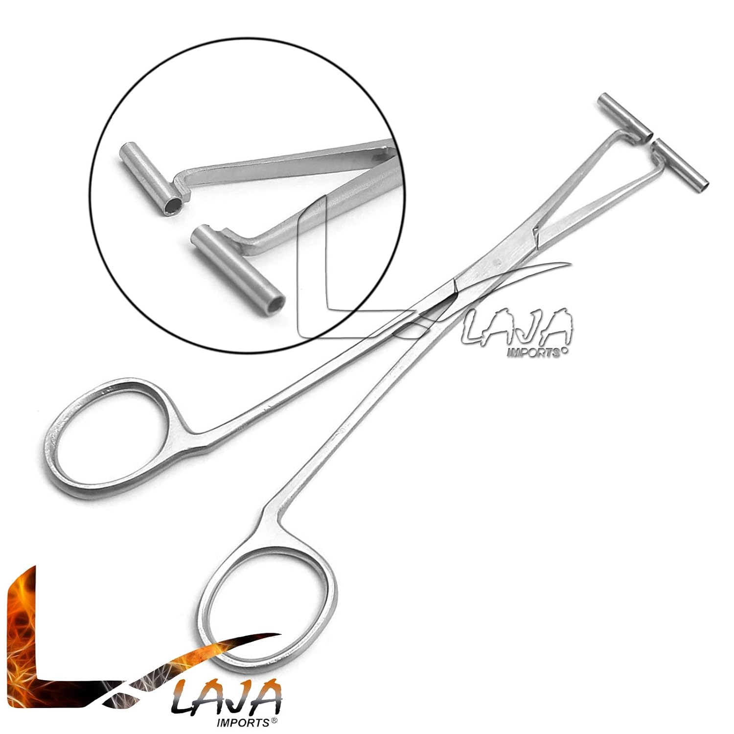 LAJA Imports Septum Nose Pierce Forcep Piercing Clamps