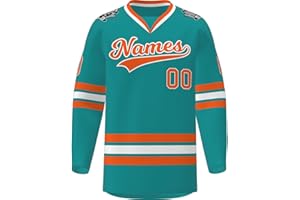 Custom Hockey Jersey Practice Jerseys Stitched/Printed Name Number,Personanlized Sports Uniform for Men/Youth/Women