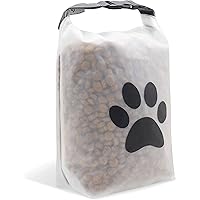 rezip Pet Food Storage Bag (14-Cup) | BPA-Free, Food Grade, Leakproof, Pet Safe | Keeps Food Fresh for Camping, Dog Boarding,