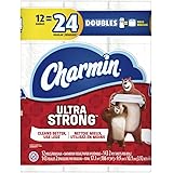 Charmin Ultra Strong Toilet Paper, 12 Double Rolls (Equal to 24 Regular Rolls)