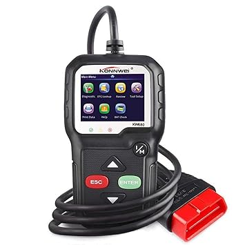 KONNWEI KW680 OBD2 Diagnosegerät Scanner für Alle Fahrzeuge KFZ-Codeleser Diagnose Gerät Auto Codeleser zum Überprüfen Lösche