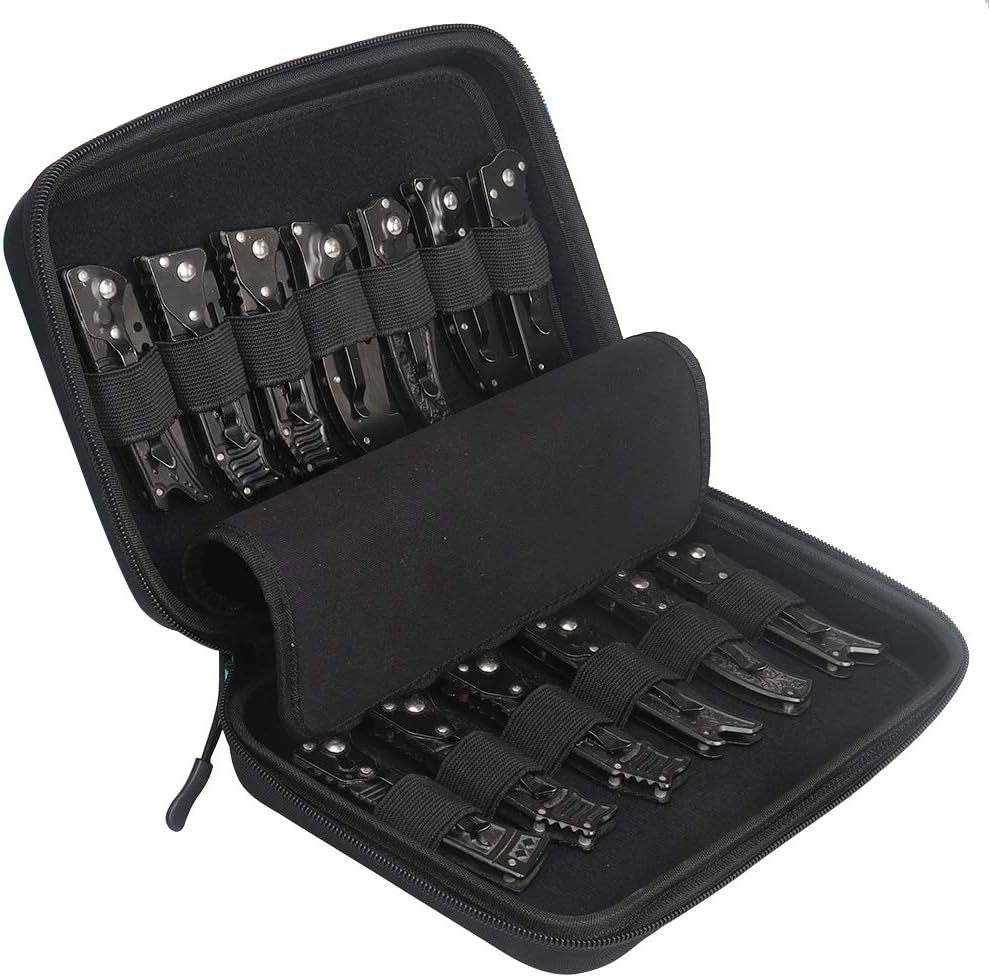 Pocket Knives Case, Folding Knives Display Case, Small Knife Storage Cases, Folding Knife Storage Box with 14 Slots, Hand Tools Case: Home Improvement