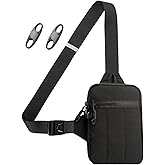 Vpoofree Mini Sling Bag for Men Crossbody,Small Chest Bag Casual Trendy Waterproof Lightweight Phone Crossover Daypack