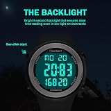 Hearkent Waterproof Pedometer Watch Senior Non Bluetooth LCD Large Numbers view 4
