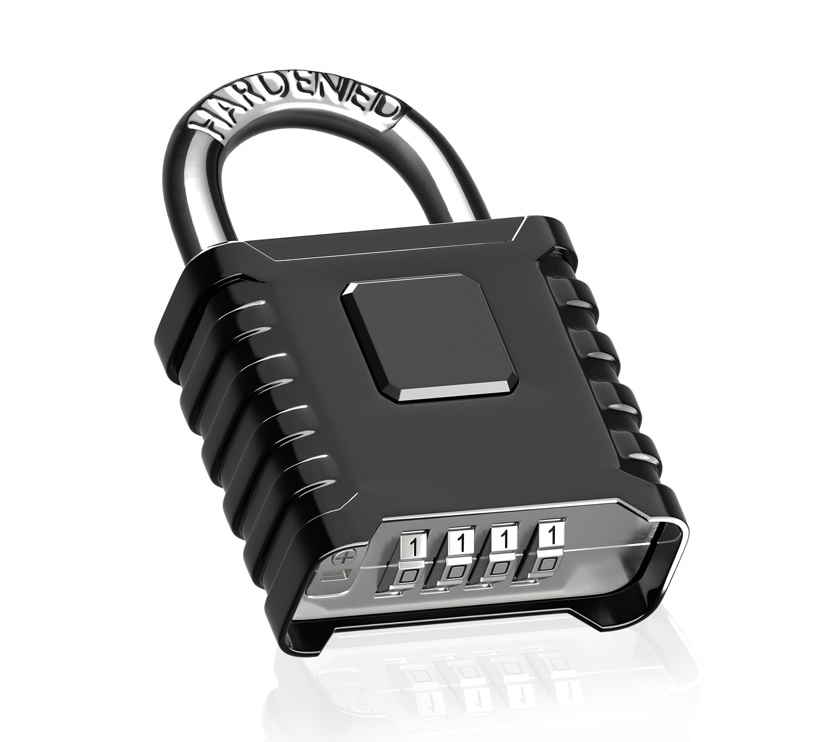 Zenora Heavy Duty Combination Padlock Outdoor Weatherproof 52mm 4 Digit Specially Designed Coded Padlocks with Codes Hardened Steel Shackle