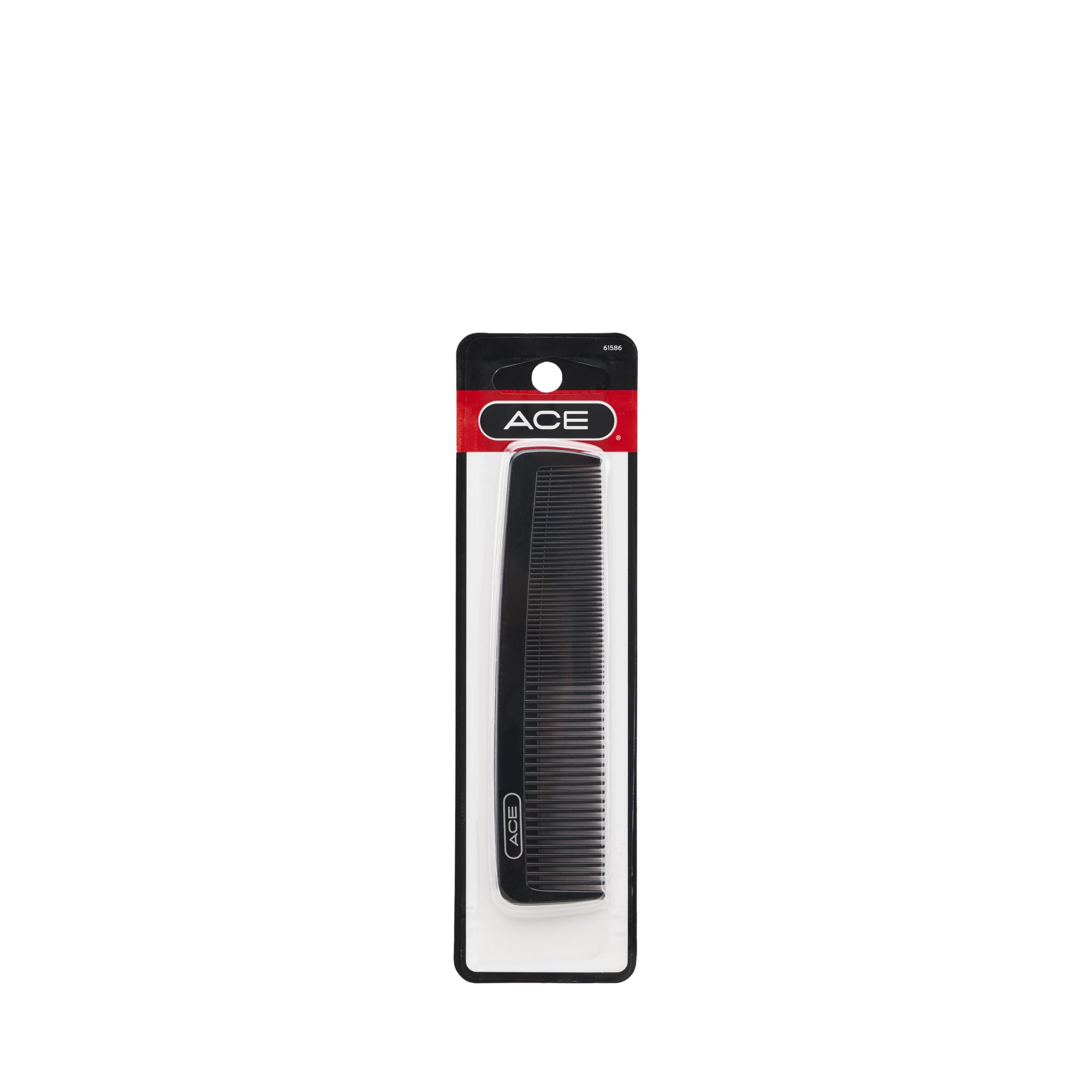 Goody ACE Pocket Hair Comb for Men – 4.3 Inch, Black - Great for All Hair Types - Fine Comb Teeth for Thin to Medium Hair, Durable for Everyday and Professional Use