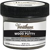 Varathane Premium Dark Walnut Wood Putty | Repairs Cracks, Gouges &amp; Holes, Furniture, Cabinets &amp; Wood Trim, Paintable &amp; Sandable, 3.75 Oz