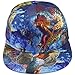 Samtree Unisex Snapback Hats,Adjustable Printed Hip Hop Flat Bill Baseball Cap (07-Dragon)