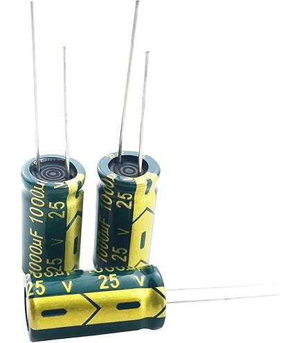 Set of 6 Nichicon 105°C Electrolytic Capacitor 1000uF 25V