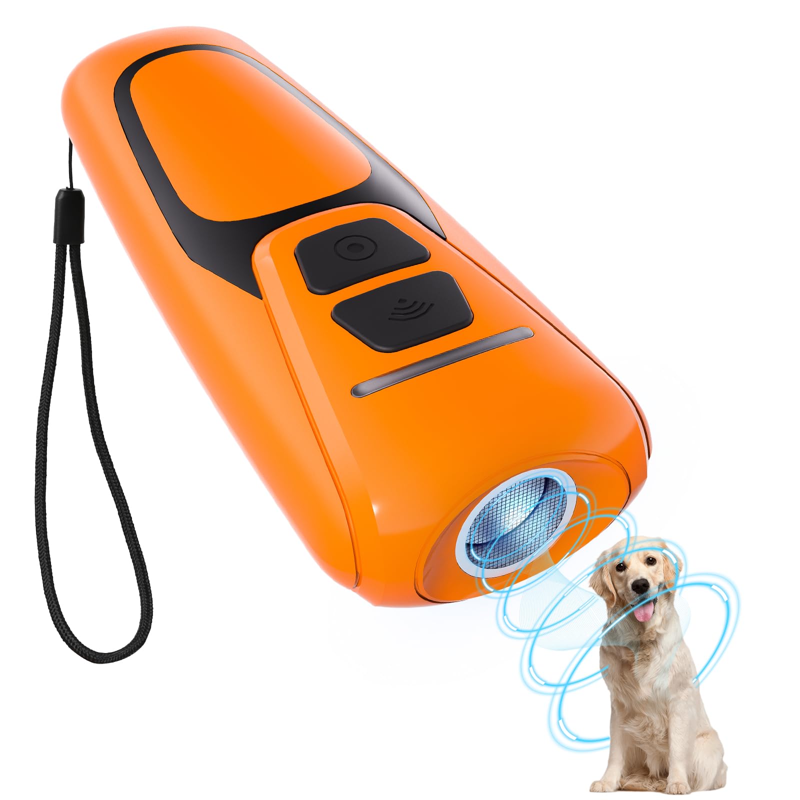 Photo 1 of ***UNTESTED/ UNKNOWN MISSING PIECES/ DAMAGES*** Dog Bark Deterrent Devices, Ultrasonic Anti Barking Device for Dogs, Up to 50FT Long Range Rechargeable Bark Control Safe for Dogs & Human Portable Indoor Outdoor, Dog Training & Behavior Aids