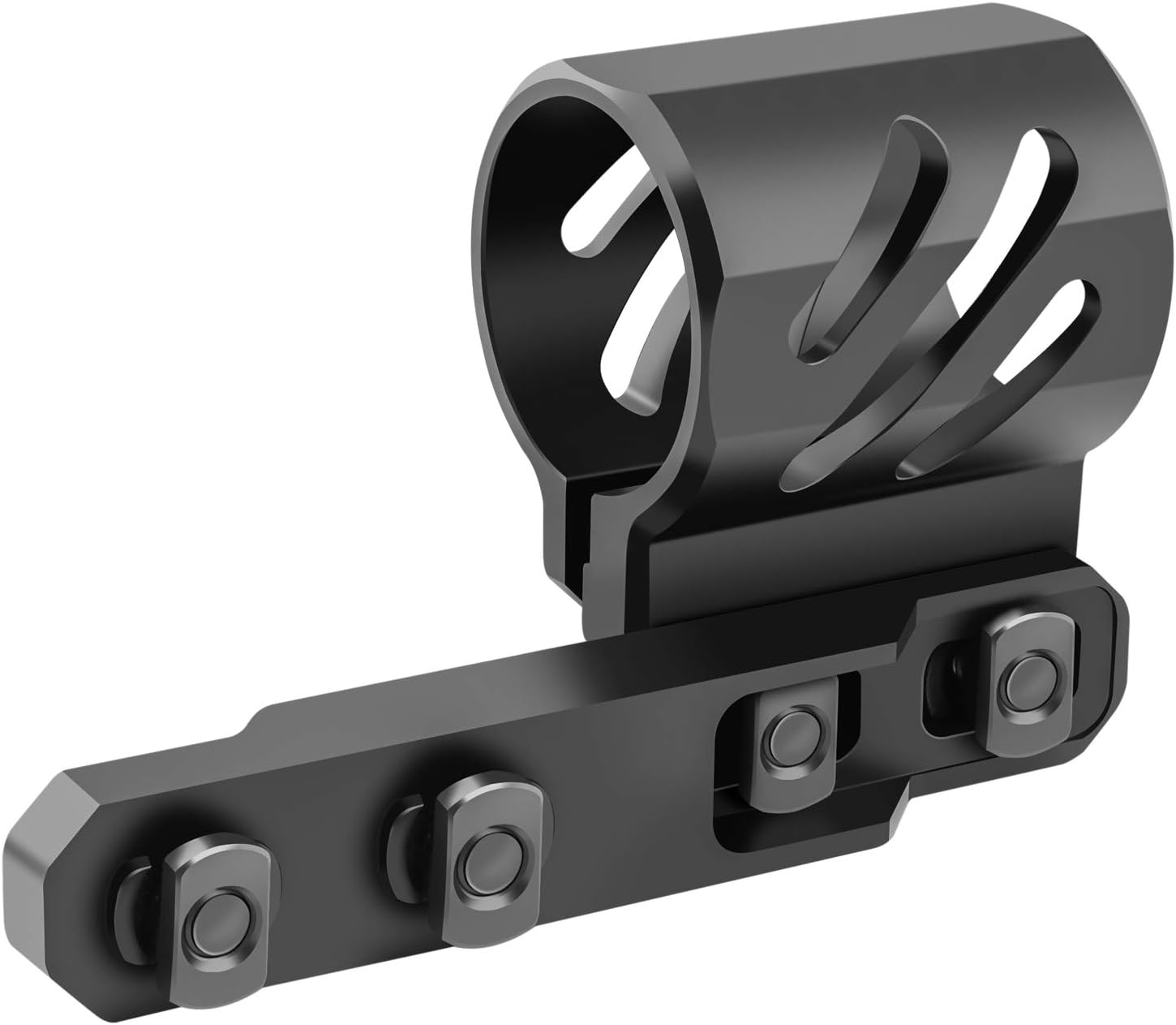 Feyachi M-Lok Offset Flashlight Ring Mount for Mlok Rail System - 2 Mounting Inserts Included fits 27mm 25.4mm 20mm Diameter Flashlight : Sports & Outdoors