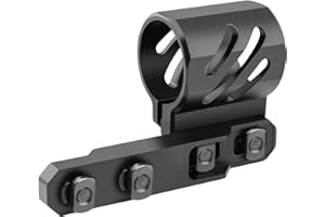Feyachi mlok Offset Flashlight Ring Mount for Mlok Rail System - 2 Mounting Inserts Included fits 27mm 25.4mm 20mm Diameter F