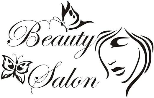 Amazon Com Wall Sticker Quote Long Hair Girl Butterfly Wall Decal