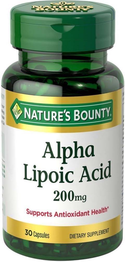 Nature's bounty alpha lipoic acid 200mg capsules - 30 ct (074312001390)
